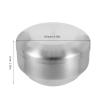 FOMIYES Men Stainless Steel Shaving Bowl with Lid Elegant Soap Dish for Cream Easy to Clean Stylish Bathroom Accessory for Household Use view 2