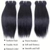 Hair Extensions Short Human Hair Bundles Bone Straight Brazilian Virgin Hair Weave Natural Color Hair Extensions Hair Wave Bundles view 2