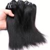 Hair Extensions Short Human Hair Bundles Bone Straight Brazilian Virgin Hair Weave Natural Color Hair Extensions Hair Wave Bundles view 4
