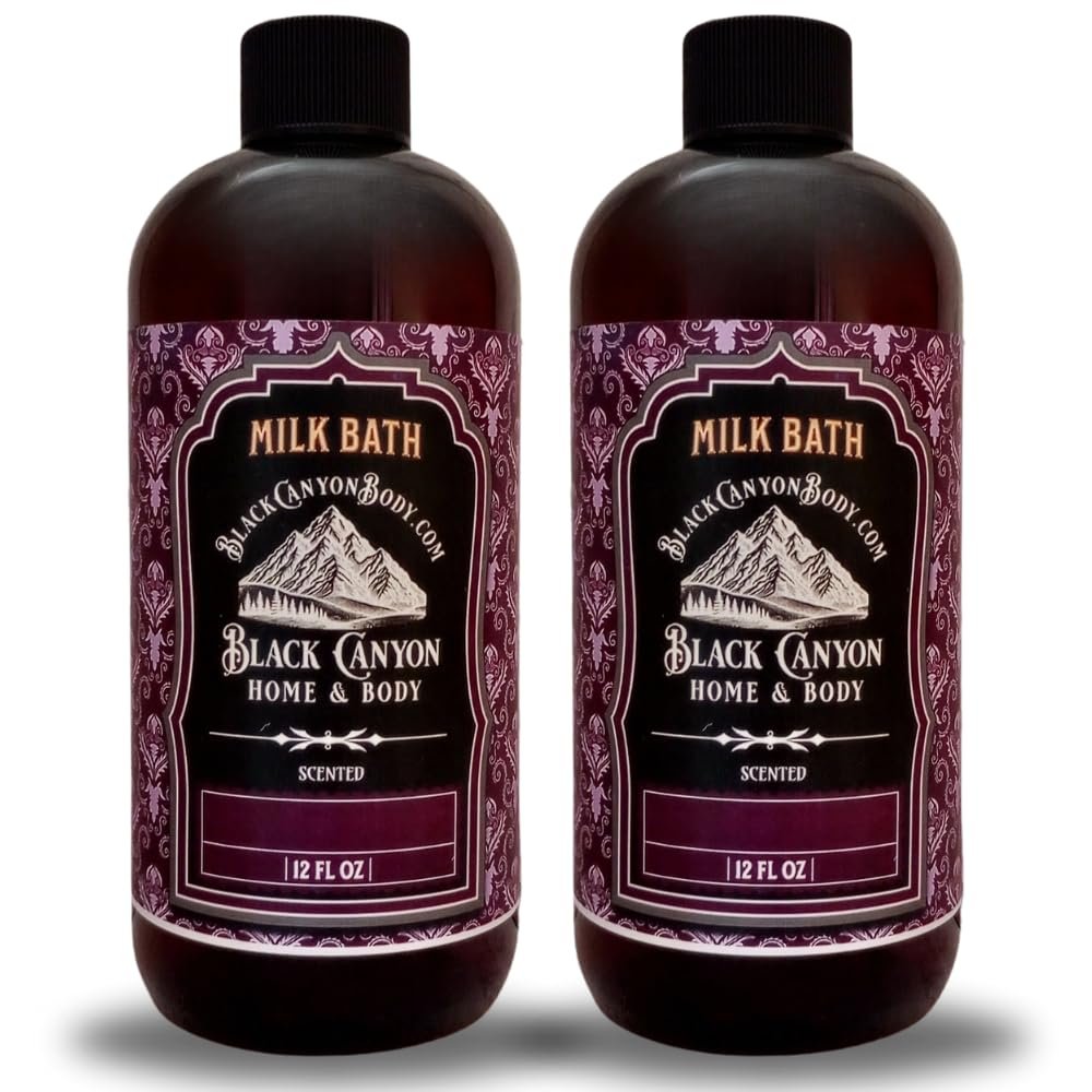 Black Canyon West Coast Huckleberry Scented Milk & Bubble Bath, 12 Oz (2 Pack)
