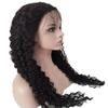13x4 HD Transparent Lace Front Wigs Human Hair Deep Wave Glueless Wigs Human Hair Pre Plucked Lace Frontal Wigs Natural Color for Black Women (150 density, 10inch) view 2