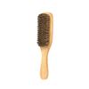 Ipetboom Bristle Beard Styling Maker Portable Men Beard Brush Handle Double-sided for Grooming Shaping for Travel Daily Use for Optimal Control view 1