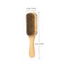 Ipetboom Bristle Beard Styling Maker Portable Men Beard Brush Handle Double-sided for Grooming Shaping for Travel Daily Use for Optimal Control view 2