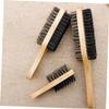 Ipetboom Bristle Beard Styling Maker Portable Men Beard Brush Handle Double-sided for Grooming Shaping for Travel Daily Use for Optimal Control view 3