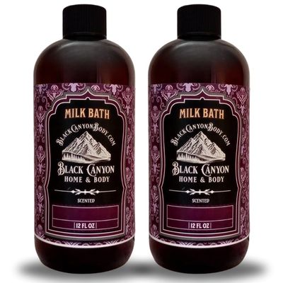 Black Canyon Caramel Apple Scented Milk & Bubble Bath, 12 Oz (2 Pack)