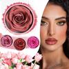 3d Rose Petal Blush, Matte Flower Petal Rose Makeup Blusher for Cheeks, Natural Glowing Redness Long Lasting Buildable Color, Contouring and Brightening, Makeup Powder blusher Gifts(#04) view 3