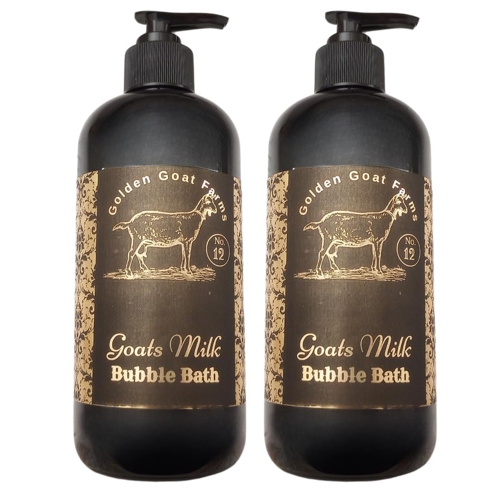Golden Goat Farms Birthday Scented Milk & Bubble Bath with Goat Milk, 12 Oz (2 Pack)