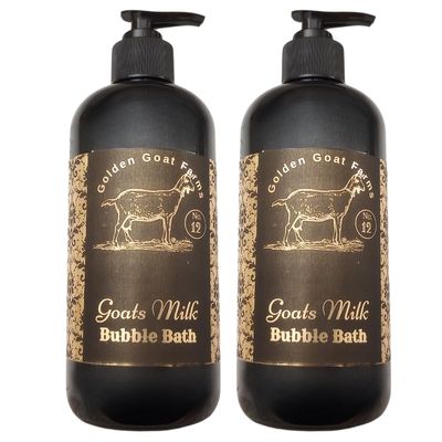 Golden Goat Farms All Spice Scented Milk & Bubble Bath with Goat Milk, 12 Oz (2 Pack)
