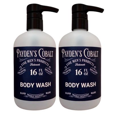 Payden's Cobalt Bay Rum for Men Scented Milk & Bubble Bath, 12 Oz (2 Pack)