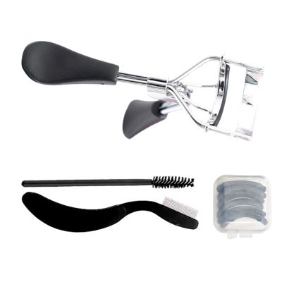 4Pcs Eyelash Curlers Kits Eyelash Comb Lash Separator Tool Brow Brush Lash Spoolie Silicone Refill Pads Eye Makeup Tools