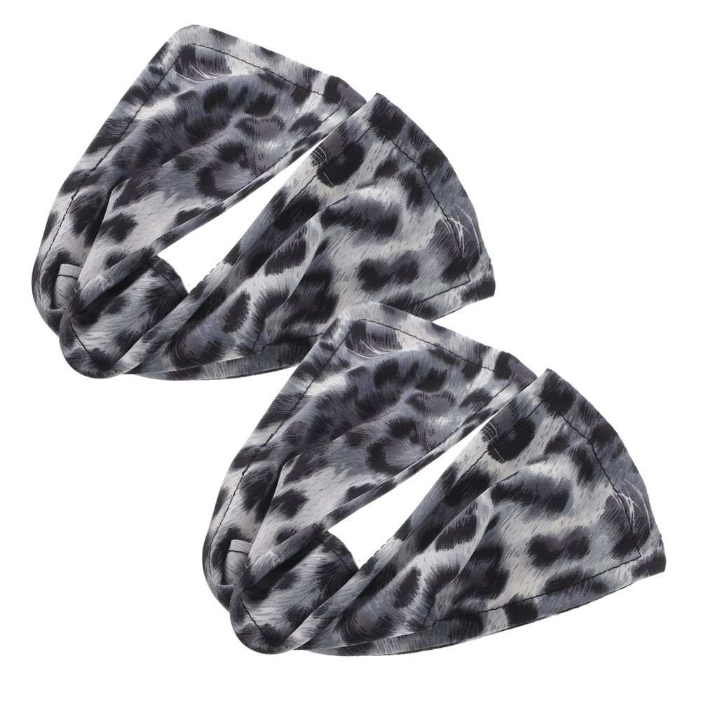 SOESFOUFU 2pcs Elegant Leopard Print Headband Hair Bun Makers Bun Shaper Styling Tools for Women Hair Accessories