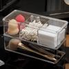 2pcs Effective Makeup Organizers Drawer Stackable Cosmetic Organizers Drawers For Efficient Bathroom Storage view 4