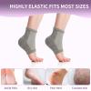 2 Pairs Silicone Socks for Dry Cracked Feet Women, Moisturizing Heel Socks, Gel Toeless Lotion Sock, Moisture Silicon Foot Sock for Cracked Heels Overnight by Untrytb view 4