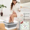 Lanwexy Foot Soaking Tub,Collapsible Bucket,Foot Spa,Foot Bath 16 Pack Foot Soak with Bath Salt and Tea Tree Oil.Foot Bath Soak Tub,Foot Balls for Foot Callus, Dry Cracked, Stubborn Foot Odor Scent. view 2