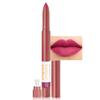 evpct Rose Lip Liner Crayon Pencils Set for Women, Hot Pink Matte Lip Stick Crayon Long Lasting, Lips Pencil Liner and Lipstick set, Lipliner Pencil, 24 Hours Long Wearing Lipstick Built-in Sharpener view 1
