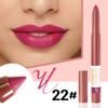 evpct Rose Lip Liner Crayon Pencils Set for Women, Hot Pink Matte Lip Stick Crayon Long Lasting, Lips Pencil Liner and Lipstick set, Lipliner Pencil, 24 Hours Long Wearing Lipstick Built-in Sharpener view 2