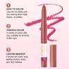 evpct Rose Lip Liner Crayon Pencils Set for Women, Hot Pink Matte Lip Stick Crayon Long Lasting, Lips Pencil Liner and Lipstick set, Lipliner Pencil, 24 Hours Long Wearing Lipstick Built-in Sharpener view 4