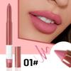 evpct Dusty Pink Lip Liner Crayon Pencils Set for Women, Pink Beige Matte Lip Stick Crayon Long Lasting, Lips Pencil Liner and Lipstick set, Lipliner Pencil, 24 Hours Lipstick Built-in Sharpener 01 view 2