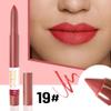 evpct British Red Hot Lip Liner Crayon Pencils Set for Women, Matte Lip Stick Crayon Long Lasting, Lips Pencil Liner and Lipstick set, Lipliner Pencil 24 Hours Long Wearing Lipstick Built-in Sharpener view 2
