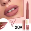evpct Dusty Mauve Lip Liner Crayon Pencils Set for Women, Romantic Rose Matte Lip Stick Crayon Long Lasting, Lips Pencil Liner and Lipstick set, Lipliner Pencil, 24 Hours Lipstick Built-in Sharpener view 2