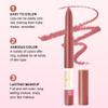 evpct Dusty Mauve Lip Liner Crayon Pencils Set for Women, Romantic Rose Matte Lip Stick Crayon Long Lasting, Lips Pencil Liner and Lipstick set, Lipliner Pencil, 24 Hours Lipstick Built-in Sharpener view 4