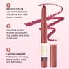 evpct Dark Wine Red Lip Liner Crayon Pencils Set for Women, Deep Berry Red Matte Lip Stick Crayon Long Lasting, Lips Pencil Liner and Lipstick set, Lipliner Pencil 24 Hours Lipstick Built-in Sharpener view 4