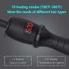 200-500F Pink Hot Comb:Electric Hot Comb for Lace Front Wigs,Electric Pressing Combs for Black Hair,Electric Straightening Comb for African American Hair (Black Pink) view 2