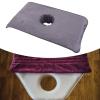 FashionCha Massage Table Towel Steam Massage Cloth Professional Washable SPA Bed Head Curtain Pad Face Pillow Towel with Hole for Beauty, gray view 3