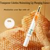 Transparent Colorless Moisturizing Lip Plumping Essence,Lip Booster Plumping Serum,Honey Moisturizing Balms,Tinted Lip Butter Balm,Non Sticky Lip Gloss Moisturizer,Reduce Lip Lines (3pcs) view 2