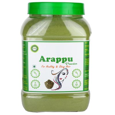 100% Natural Arappu Powder 1Kg for Herbal Hair Wash