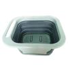 Folding Foot Soak Bucket Foldable Water Container Home Spa Foot Bath Soaking Tub with Massaging Roller Tub Massage Bath Foot Bath Barrel for Camping, Washing, Fishing (Blue) view 1