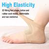 1 Pair Moisturizing Heel Socks, Elastic Gel Heel Socks with Silicone Pads, Breathable & Sweat Wicking Silicone Socks for Dry Cracked Feet Women Man (One Size Fits Most) (Fleshcolor) view 2