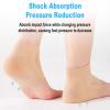 1 Pair Moisturizing Heel Socks, Elastic Gel Heel Socks with Silicone Pads, Breathable & Sweat Wicking Silicone Socks for Dry Cracked Feet Women Man (One Size Fits Most) (Fleshcolor) view 4