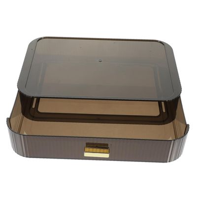 WOONEKY Dresser Cosmetic Organizers Makeup Storage Container Makeup Drawer Organizers Office Sundries Box Drawer Type