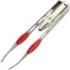1PC Silver Tweezer With LED Light For Hair Removal Makeup Tool Eyebrow Eyelash Tweezers Tweezers for Women Facial Hair, Lash Trimmer, Ingrown For,Women's Removal view 2