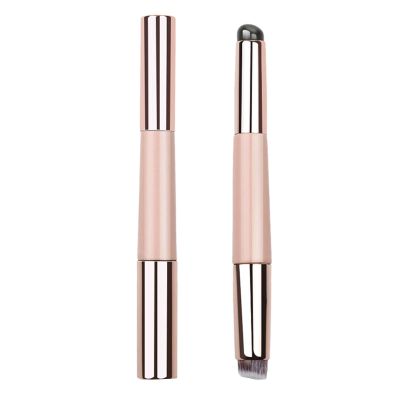 2 In 1 Silicone Lip Brush Concealer Brush Double Ended Makeup Brushes Lip Gloss Brush Powder Brush Lipstick Applicator