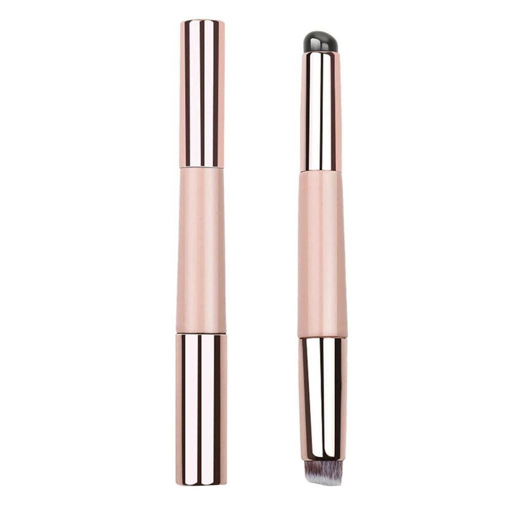 2 In 1 Silicone Lip Brush Concealer Brush Double Ended Makeup Brushes Lip Gloss Brush Powder Brush Lipstick Applicator