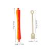 Homoyoyo 48pcs Hair Perm Rods Elastic Bands Hollow Curlers for Hairdressing Suitable for Home Salon Use No Damage to Hair for Creating view 2