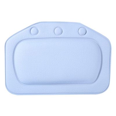 Bathtub Pillow, Thick Foam Bathtub Pillow Rest Spa with Powerful Suction Cups, for Relaxation Time, Orange