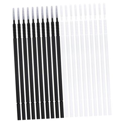 Homoyoyo 400pcs Eyelash Cleaning Brush Lash Extension Supplies Eyebrow Spoolie Eyelash Grafting Brush Tool