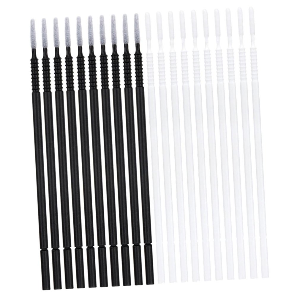 Homoyoyo 400pcs Eyelash Cleaning Brush Lash Extension Supplies Eyebrow Spoolie Eyelash Grafting Brush Tool