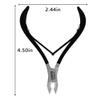 Professional Cuticle Trimmer Nail Cuticle Cutter Stainless Steel Cuticle Nippers with Sharp Blades of Cuticle Remover Clippers Manicure Tools Double Spring for Nail Care Pedicure Nail Tools (Black) view 2