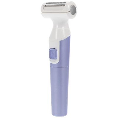 SKISUNO Women Electric Shaver and Dual Head Bikini Trimmer Body Hair Remover for Underarm Leg and Facial Hair Quick Charging Smooth Finish Portable Design Blue