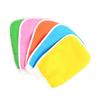 BATHVEVE 5pcs Exfoliating Gloves for Body Scrub and Deep Cleansing Textured Mitts for Bathing Shower Spa Use Unisex Exfoliator Mixed Colors view 1