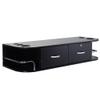 Classic Wall Mounted Beauty Salon, Barber Styling Station, Salon Equipment with Locking 2 Drawers, Black view 3