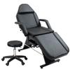 Massage Salon Tattoo Chair with Two Trays Esthetician Bed with Hydraulic Stool,Multi Purpose 3 Section Facial Bed Table, Adjustable Beauty Barber Spa Beauty Equipment, Black view 1