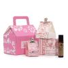 Agnes & Cat Bloom and Happiness Wellness Gift Set - Handmade Soap, Solid Shampoo, Lip Balm and Roll-on Oil - HOSTENATURA view 1