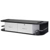 Classic Wall Mounted Beauty Salon, Barber Styling Station, Salon Equipment with Locking 2 Drawers, Black+White view 4