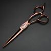 Hair Cutting Shears, 6 Inch Brass Hair Cutting And Thinning Scissors 440C Steel Barber Scissors Set With Case, Suitable For Families view 3