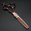 Hair Cutting Shears, 6 Inch Brass Hair Cutting And Thinning Scissors 440C Steel Barber Scissors Set With Case, Suitable For Families view 4